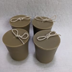 Traditional natural bayberry votives